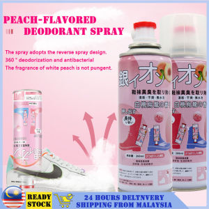 【READY STOCK】Japan Peach Flavored Shoe Deodorant Antibacterial Spray 360ml Shoe Spray Smell all Round Deodorant 鞋子除臭喷雾