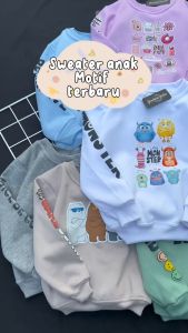 Sweater Anak Desain Terbaru Motif Monster Friend Laki-laki & Perempuan