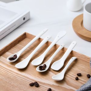 Ceramic Mini Spoon for Coffee Dessert and Home Commercial Use