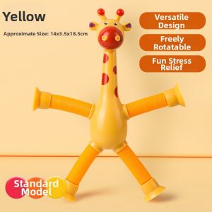 Stretching Suction Cup Glow Stress Relief Gadget Giraffe Shaped