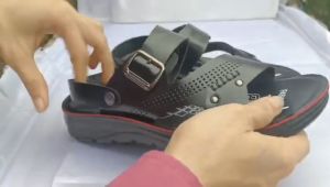 Dép Da Nam Trung Niên Cao CấpDép Nam Đế Đúc Nguyên Khối Có Quai Hậu Thông Minh Phù Hợp Mọi Lứa Tuổi