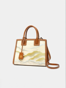 New Chinese Style Original Embroidery Design Large Capacity Crossbody Tote Bag