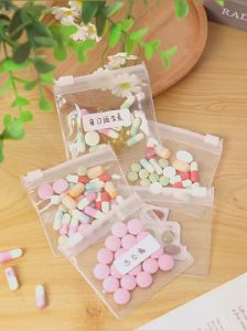 Small Medicine Bag Portable Pills Medicine Tablets Packing Bag Medicine Box Medicine Bag Travel Medicine Storage Bag
