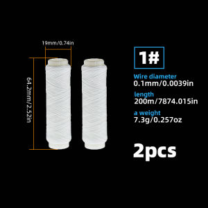 Dây Câu Cá Biển Bằng Sợi Đàn Hồi Dây Bảo Vệ Nylon Trong Suốt Kích Thước 1 # -7 # Dây Câu Cá Cường Độ Cao Đóng Thùng