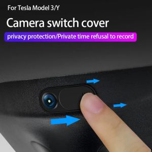 10Pcs Camera Cover For Tesla Model 3 Y 2021 Model3 Protects Privacy Privacy Protector Webcam Slide Blocker