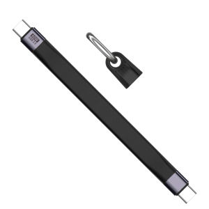 NNBILI Móc Khóa PD 60W USB 2.0 Cáp Ngắn Loại C Sang Loại C Cho iPhone 17 Sạc Nhanh Truyền Dữ Liệu Dây Đeo Mở Rộng