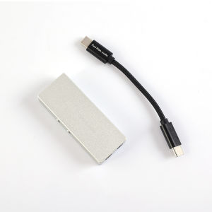 Rod Rain Audio Balanced Decoder Headphone Amplifier Mobile Phone Small Tail ES9039Q2M Sound Card Portable Support DSD