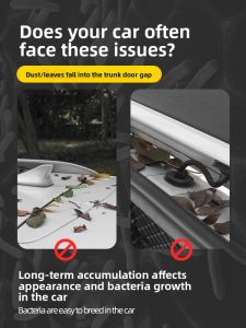 MONLEYTA | Universal Car Sealing Strip For Boot Lid Roof Edge Gap Dustproof Waterproof Leafproof German Automobile Sealant Strip