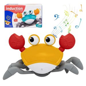 Dancing Crab Run Away Toy for Babies Crawling Interactive Escape Crabs kids electronic toys Birthday Christmas Gifts No Battery