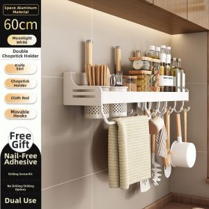 No-drilling Multi-purpose Kitchen Storage Shelf