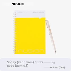 Nusign | Sê-ri Sổ Ghi Chép Đa Màu Có Thể Tách rời