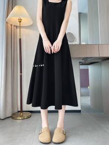 JIANGLU | Womens Mid-Length Heron-Inspired Backless Crop Dress