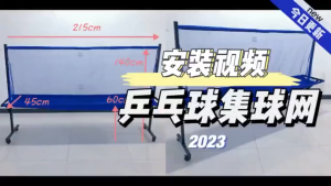 Durable Multi-Ball Collector Table Tennis Net with Easy Recycling System