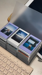 Album Foto Polaroid 2R Waterproof 120 Slot Buku Album Tempat Photocard Motif Buah Bunga Lucu