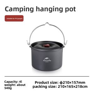 NatureHike | Portable Camping Cookware Set For 4-6 People