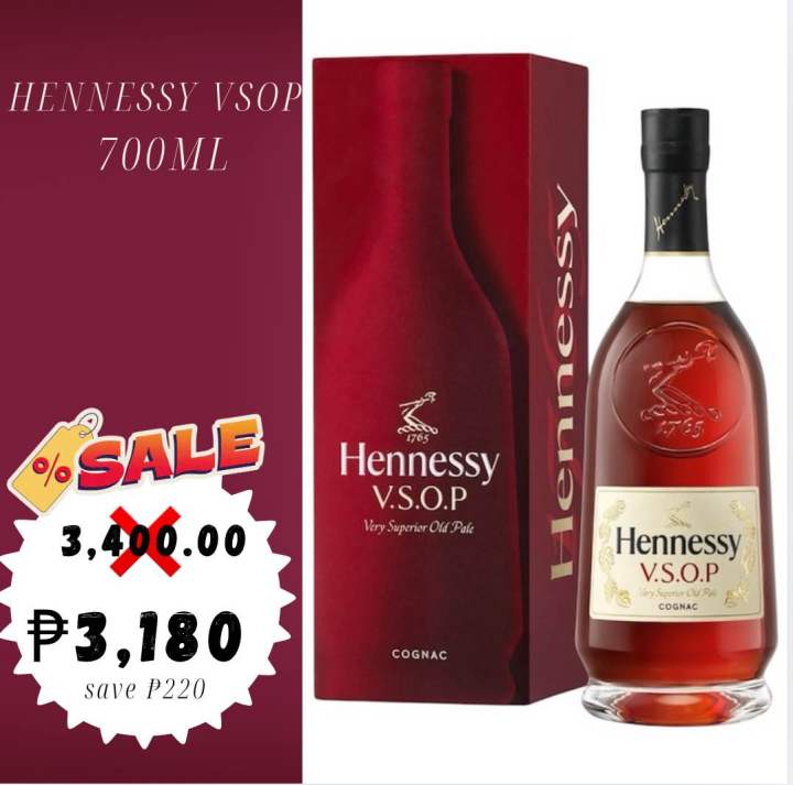 Hennessy VSOP cognac 700ml (very superior old pale) Large Serve