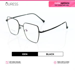 Gọng Kính Vuông Titanium Ouress 5201314 Bền Đẹp Dễ Thương Trendy