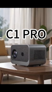 LONAISCI C1Pro Projector For Phone Ultra HD 1080P Smart Android OS Built-in App Store WIFI Supports Smartphone Screen Sync
