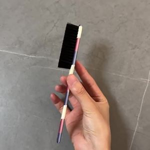 JCSYFAC Double-sided Professional Barber Neck Brush Comb Shaving Beard Salon Carving Duster Cleaning Brush Hair Cutting Comb