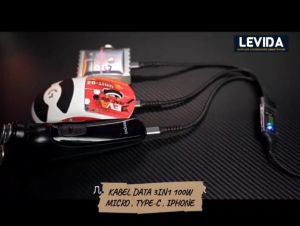 Kabel Data iPhone Fast Charging Type C Lightning Micro USB 3 in 1 Charger Samsung Xiaomi