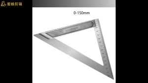 PENGGARIS SEGITIGA SIKU ALAT BANTU TUKANG 150X100MM