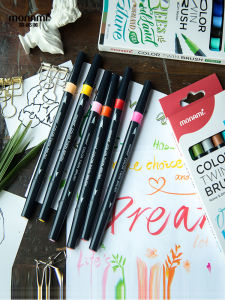 Monami | Bộ Bút Calligraphy và Sketching 66 Màu Đầu Cọ Mềm & Mảnh