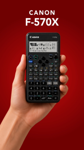 Canon F-570X Scientific Calculator with 700 Functions Black Blue Pink