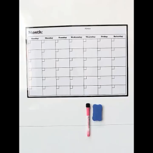 🇸🇬 Monthly/Weekly Daily Schedule Magnetic Whiteboard / Planner Calendar Board Note Memo Board / Fridge Notice Board