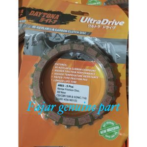 Kampas kopling Racing plat kopling CB150R LED SONIC LED GTR 100% original Daytona kode 4603 isi 5pcs