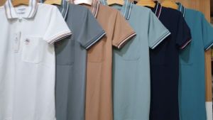 [POLO VIỀN] Áo Thun Polo Nam Ngắn Tay Trơn Cổ Sọc Có Túi From Rộng Rãi Chất Vải Tôn Lanh Cá Sấu Size từ 45-90kg