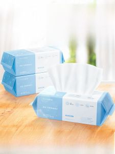 OuYiLì Disposable Cotton Soft Towels for Face Washing Makeup Remover Womens Special Drawstring Facial Beauty Tools