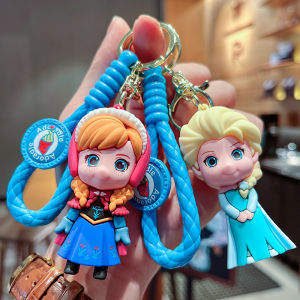 Anime Disney Móc Khóa Frozen Chuột Mickey Minnie Lilo & Stitch Búp Bê Móc Khóa Xe Mặt Dây Chuyền Kim Loại Trang Trí Đồ Chơi Trẻ Em Quà Tặng