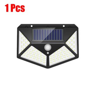 12/8/6/4/2/1Pcs Solar Lights Outdoor Wall Lamp PIR Motion Sensor 100LED Solar Powered Sunlight Street Light for Garden Courtyard