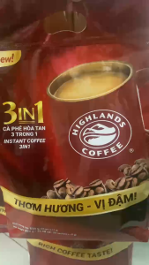 Cà phê sữa hòa tan 3in1 Highlands Coffee bịch 50 gói*17g (Date 2027)