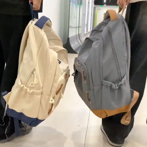 Techdoo Tas Ransel Pria Wanita Casual Tas Sekolah Kerja Multifungsi Tas Laptop Trendy TR453