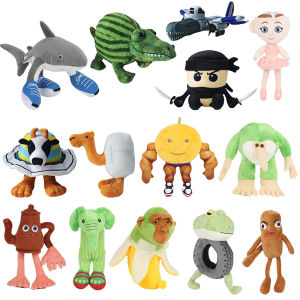 Tung Tung Tung Sahur ตุ๊กตาตลก Tralalelo Tralala ฉลามตุ๊กตาตุ๊กตาตลกอิตาเลี่ยน Brainrot Plush ตุ๊กตาหมอนของเล่นเด็กของขวัญ