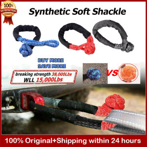 1 Cái Cùm Mềm Tổng Hợp 35000 Lbs Cho Xe Hơi Dây Tời ATV Linh Hoạt Dây Kéo Phục Hồi Cáp Nylon 16T Màu Xanh Dương