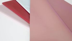 20 LEMBAR Bicolor Rosegold Cellophane Kertas Buket Bunga Wrapping Paper KB19