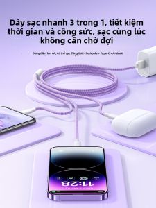 Bosie | Dây Cáp Sạc Siêu Nhanh 3-trong-1