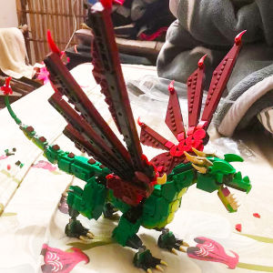 31161 New series 3N1 Medieval Flying Dragon Building Blocks assembled toy model childrens birthday gift 715PCS