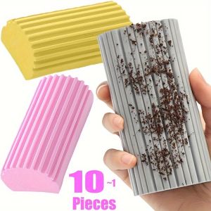 Damp Clean Duster Spong Dusting Wet Duster Powder Cleaning Spong Dust Removal Dusters for Home Car Kitchen Bathroom Scrub