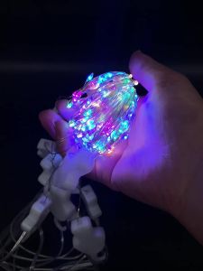 Window Curtain String Lights 8 Modes Light Fairy For Bedroom Plug In Usb 3m*3m 300 Led Copper Wire Hook Remote Party 300/200leds