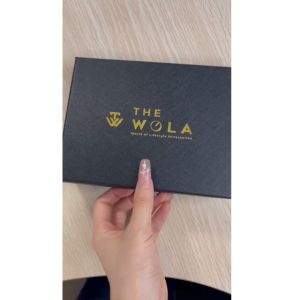 The Wola Premium Black Leather Passport Holder / Cover