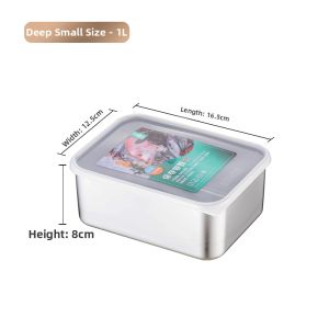 Stainless Steel Food Grade Food Storage Box