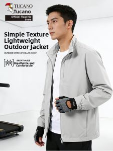 TUCANO | Mens Lightweight Outdoor Jacket Stand Collar Sport Coat