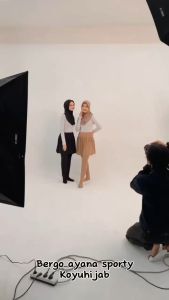 Koyu Hijab Bergo Jersey Premium Sporty Ayana New Product