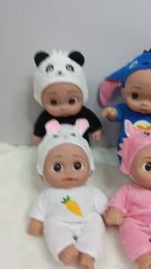 Quần Áo Búp Bê Tái Sinh Nhựa Mềm 18 cm 7 inch 8 inch 21 cm Vinyl Reborn Baby Doll ( không kèm búp bê )