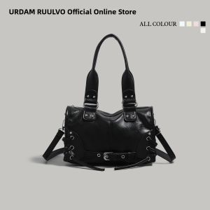 URCDN RDALVO | Soft Rivet Simple Style Womens Tote Bag