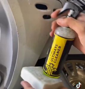 KING POLISHES Sponge Magic Bersihkan Bekas Noda Baret Noda Bandel pada Body Motor Mobil