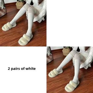 Warmth Leggings Mid-Calf Socks Womens Slimming Grey Over-Knee White Long Tube Socks Beige Colorful Patterned Stockings